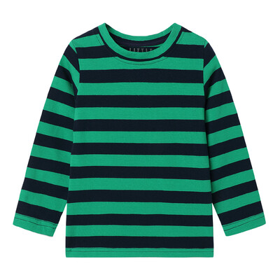 Mudkingdom T-shirt majica za dječake i djevojčice, majica s dugim rukavima na pruge za djecu, majica s O-izrezom, prugaste majice, dječja odjeća, moda