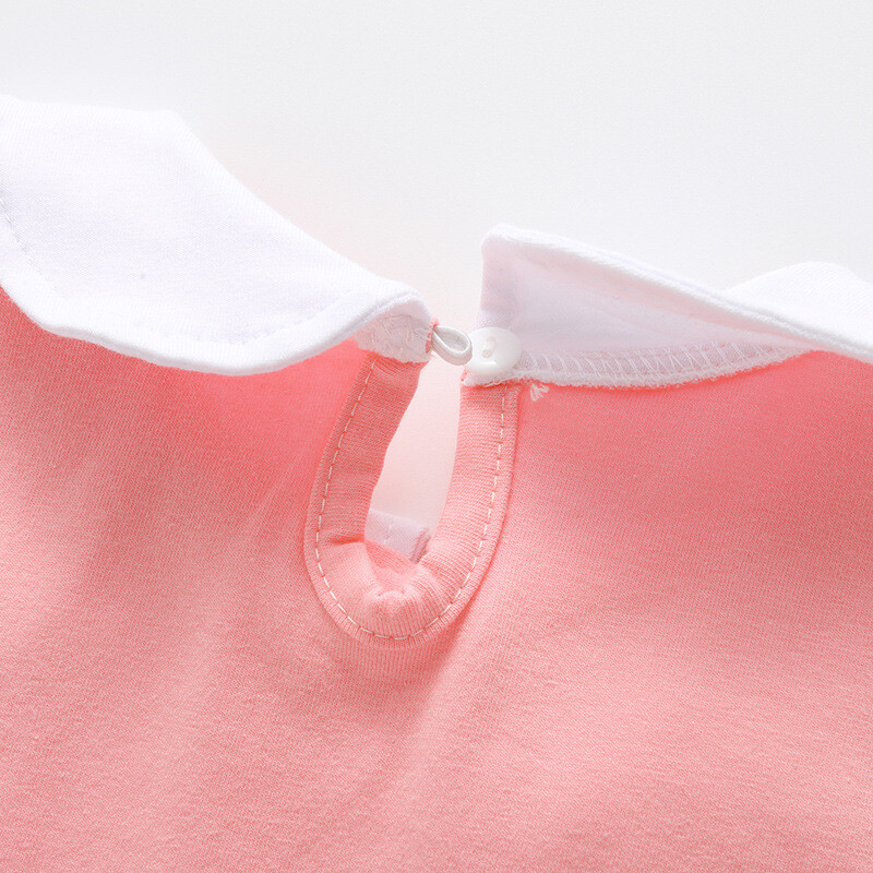 Sügisene beebitüdruku alussärk Jänes Peter Pan kaelarihm Puuvillane väikelaste tüdrukute T-särgid, pikkade varrukatega vabaaja väikelapsed, lapsed, tüdrukud, särgid