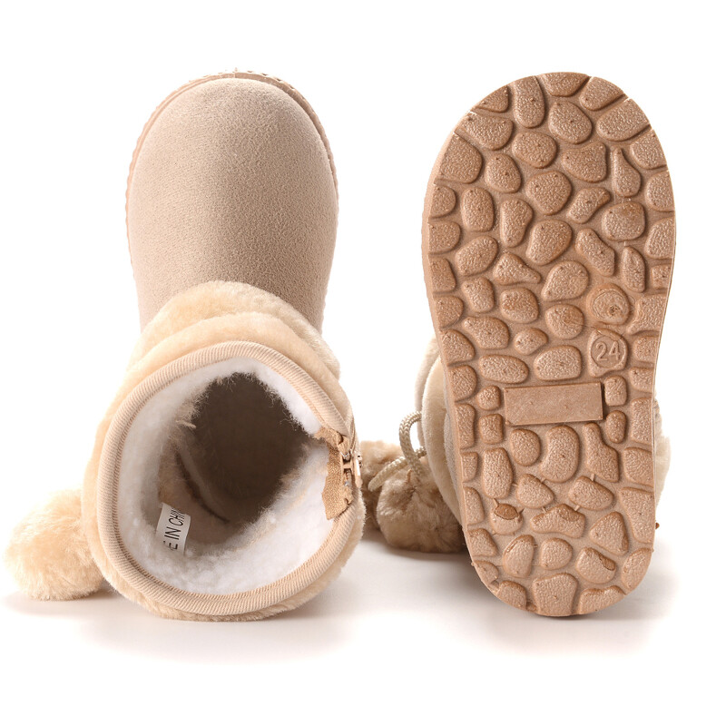 Cizme noi de zăpadă pentru fete, iarnă, confortabile, groase, calde, pentru copii, cizme de lobing, pentru copii, toamnă drăguți, pentru băieți, pantofi de prințesă