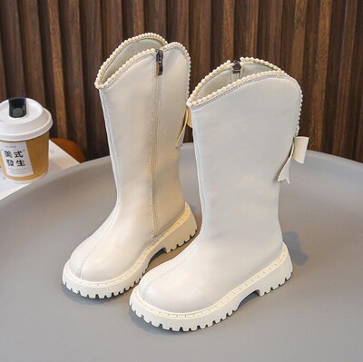 Tüdrukutele pikad saapad Printsessi nahast lumesaapad lastele Chelsea moesaapad Chilren lumespordijalatsid Laste tossud tüdrukutele