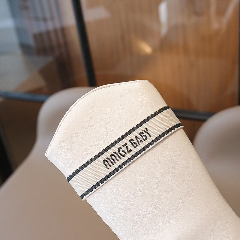 Moda Fete Cizme 2024 Toamna Iarnă Noua Copii Cizme Lungi Călduți Cizme înalte Pantofi Prințesă Copii Pluș Pantof la modă Zapatos Niña