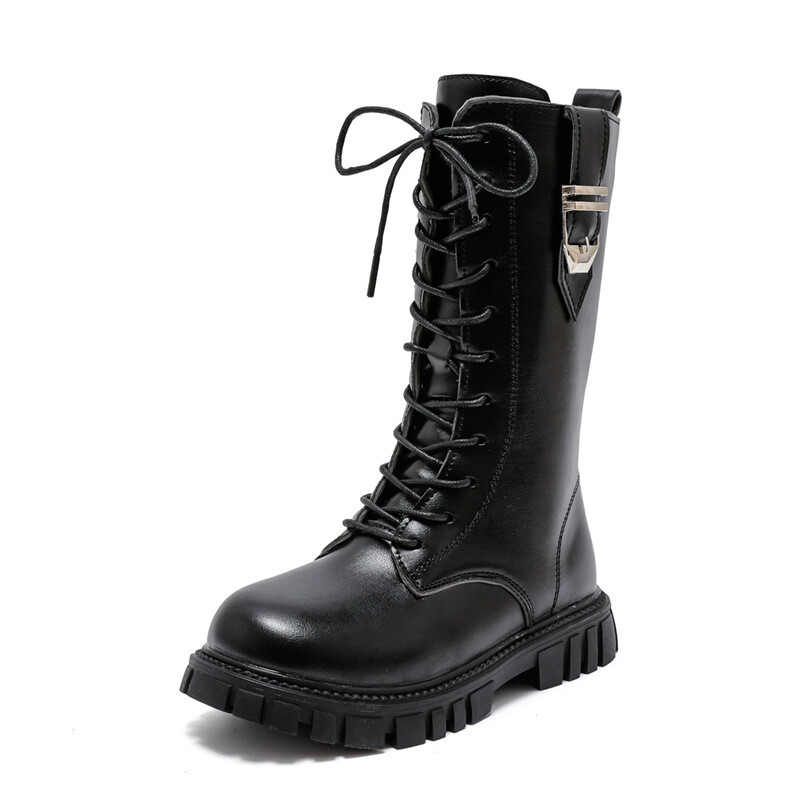 Tõmblukuga laste põlvedeni libisemiskindlad plüüsis pikad lumesaapad tüdrukutele Kõrged nahksaapad Talvemood Spordisaapad Printsessikingad 2023