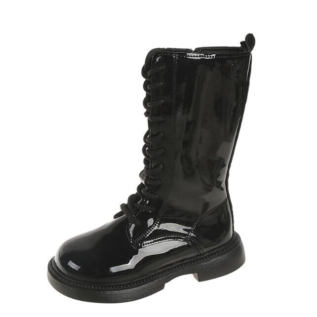 Nove dječje modne čizme Zimske zadebljane čizme za dječake i djevojčice, tople kožne čizme protiv klizanja, bočni patentni zatvarač, čizme za snijeg, dječje ležerne cipele