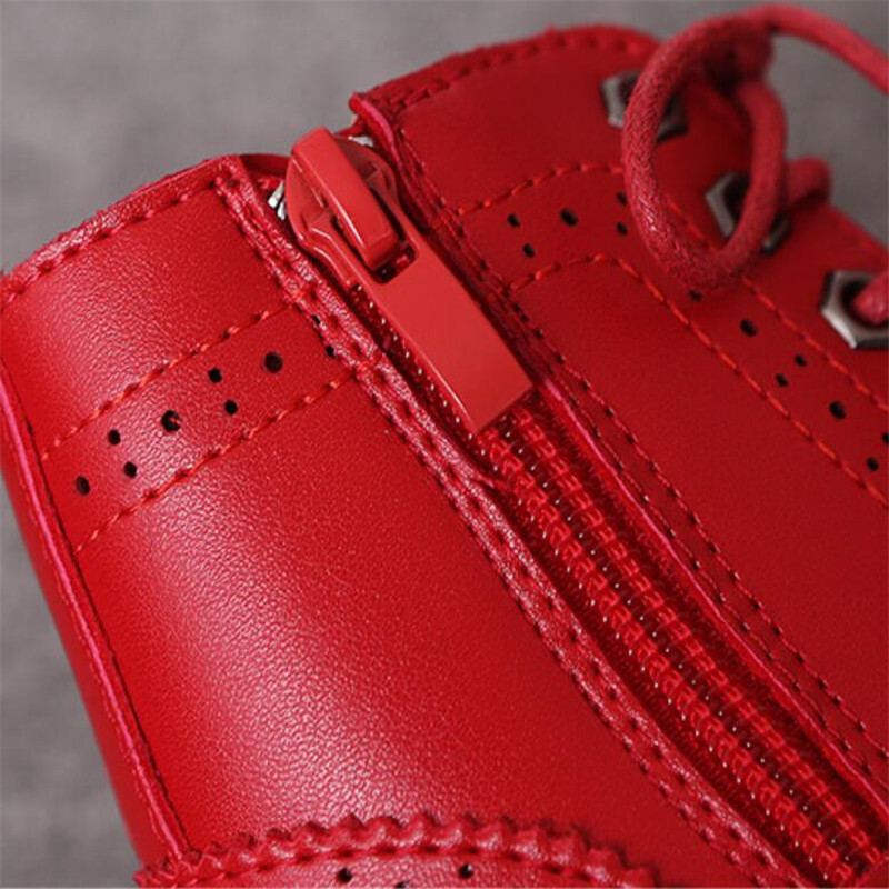 Zimske dječje čizme 2024. Kožne cipele za djevojčice Jednobojne modne dječje gležnjače Neklizajuće čamce Tople cipele za dječake Djevojčice Dječje tenisice