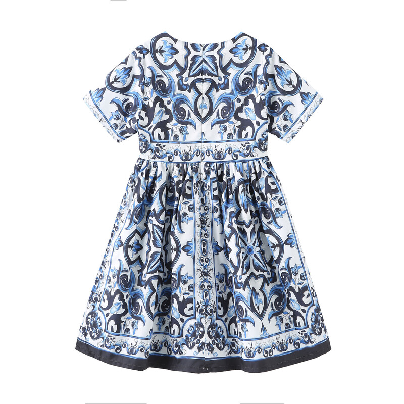 Нов дизайн Детски рокли за момичета Дрехи без ръкави Детски дрехи Рокля на принцеса Лятна рокля за бебе момиче 2-10 г.