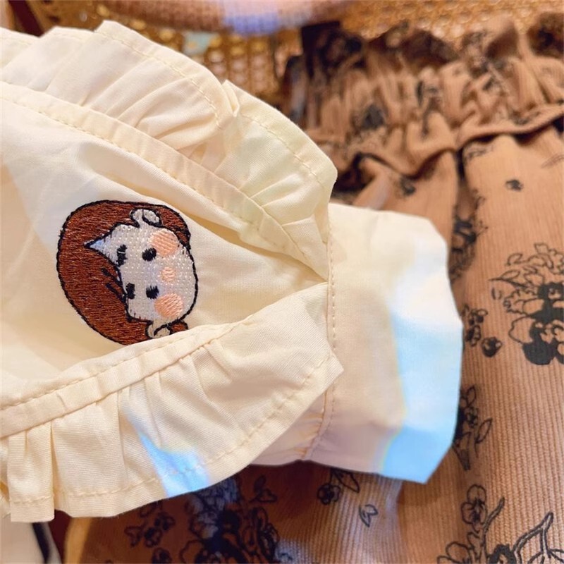 Djevojčice Košulje Kaputi Proljeće Jesen 2024. Dječje Pamučne jakne za djevojčice Slatka gornja odjeća Dječja odjeća Topovi za malu djecu od 2 do 7 godina