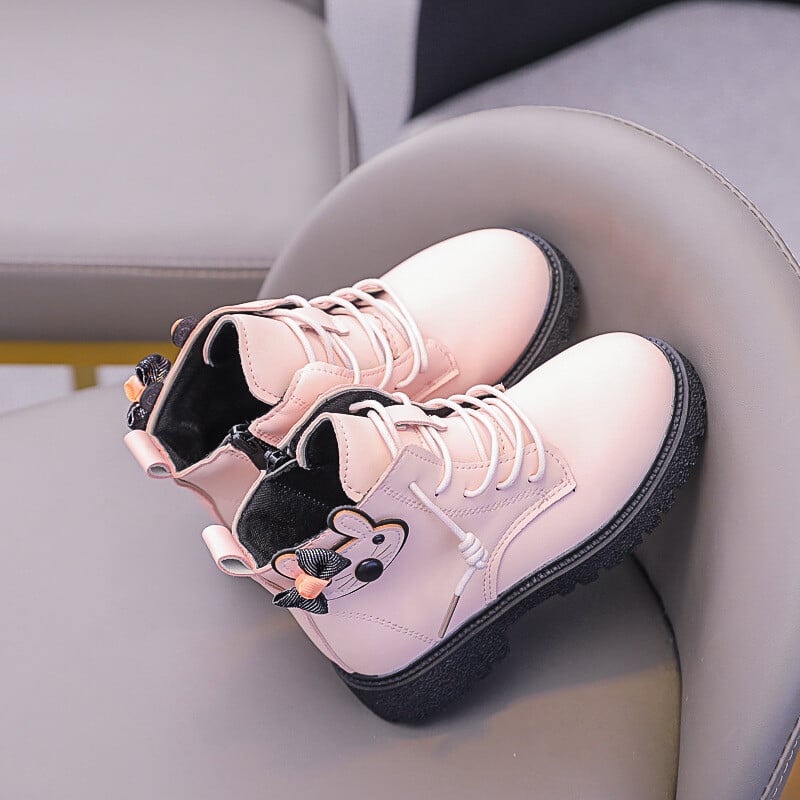 Cizme pentru fete Cizme scurte pentru copii Cizme cu talpă moale Cizme prințesă Pantofi copii pentru fete Pantofi de iarnă pentru fete Botas Mujer Tenis