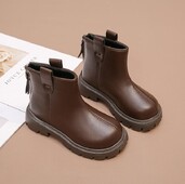 Noua Toamnă Copii Cizme din piele Pantofi pentru băieți Ghete de modă pentru copii Cizme de zăpadă pentru bebeluși Pantofi sport de iarnă pentru fete