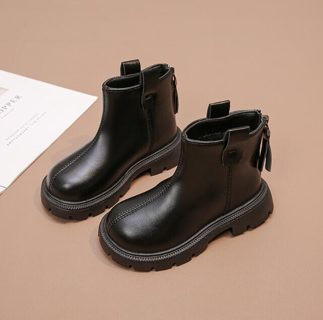 Noua Toamnă Copii Cizme din piele Pantofi pentru băieți Ghete de modă pentru copii Cizme de zăpadă pentru bebeluși Pantofi sport de iarnă pentru fete