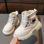 Lastesaapad Poistele Mood Veekindlad Libisemiskindlad Tossud Tüdrukutele Sügisesed vabaajajalatsid Väikelaste Kõndimisjalatsid Õuesaapad Lumesaapad