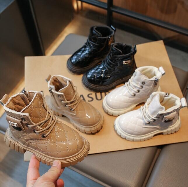 Lastesaapad Poistele Mood Veekindlad Libisemiskindlad Tossud Tüdrukutele Sügisesed vabaajajalatsid Väikelaste Kõndimisjalatsid Õuesaapad Lumesaapad