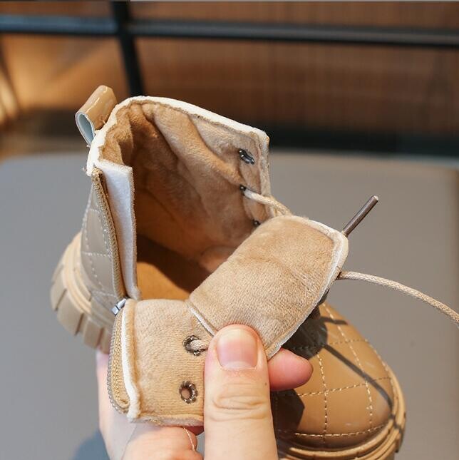 Lastesaapad Poistele Mood Veekindlad Libisemiskindlad Tossud Tüdrukutele Sügisesed vabaajajalatsid Väikelaste Kõndimisjalatsid Õuesaapad Lumesaapad