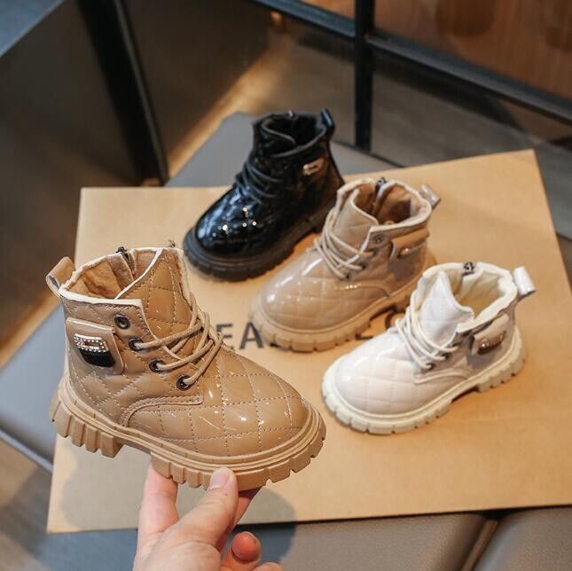 Lastesaapad Poistele Mood Veekindlad Libisemiskindlad Tossud Tüdrukutele Sügisesed vabaajajalatsid Väikelaste Kõndimisjalatsid Õuesaapad Lumesaapad