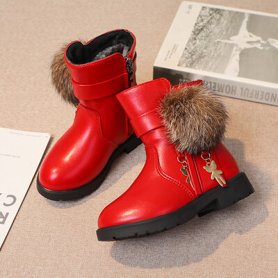 Νέες κοντές μπότες για κορίτσια Ευέλικτο βελούδινο χαριτωμένο φθινόπωρο άνοιξη Νέα παιδική μόδα Casual μπότες Drop Shipping Παιδικές μπότες PU 2023 Chic