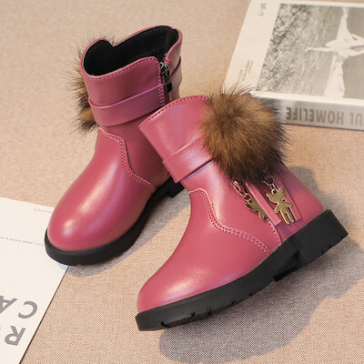 Νέες κοντές μπότες για κορίτσια Ευέλικτο βελούδινο χαριτωμένο φθινόπωρο άνοιξη Νέα παιδική μόδα Casual μπότες Drop Shipping Παιδικές μπότες PU 2023 Chic