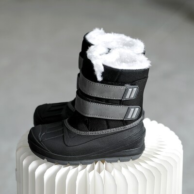 Talvised lastele mõeldud lumesaapad Disainer Tüdrukutele Kõrge ülaosaga printsessisaabas Poistele Löögivastane Paksenevad Soojad Kingad Pehme veekindel multifilmisaabas