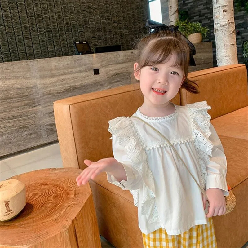 Naiste kevad/sügis pitssärk Stiilne beebisärk Laste 2024. aasta uus mudel Korea versiooni nukk