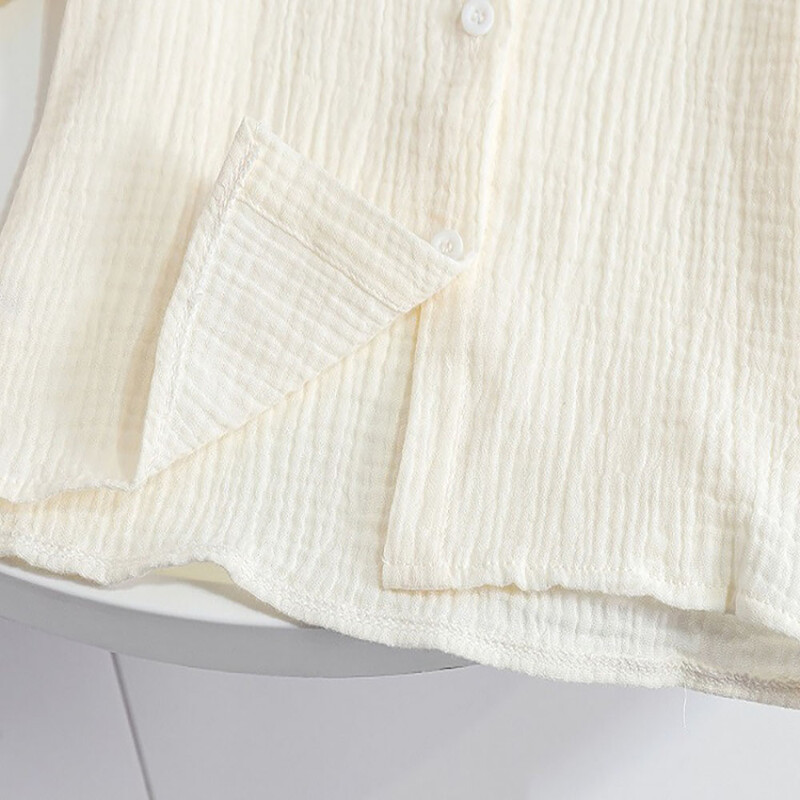 Lilletikandid Beebitüdrukute särgid Kevad sügis Magusad volangid Peter Pan krae pikkade varrukatega särgid Laste topid Lasteriided