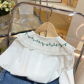 Djevojčice, bebe, dječja bluza, kaput, jakna, gornja odjeća, 2024. suncokret, proljeće, jesen, košulje, pamuk, pokloni, zabava na plaži, školska dječja tkanina