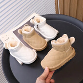 Beebi lumesaapad Laste puuvillased kingad Beebi väikelaste kingad puuvillased saapad tüdrukutele mõeldud talvejalatsid Laste käepidemed Bota poisslapse kingad