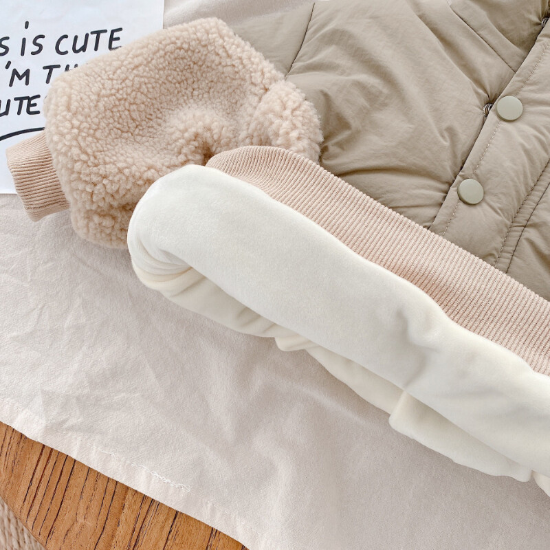 0–6-aastased lapsed, tüdrukud, lambavillane õmmeldud mantel, soe sügis, tüdrukud pluss sametjakid, talvised lasteriided, komplektid