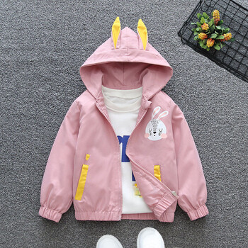 Παιδικά μπουφάν Bunny Print Hooded Coat Παιδικά μπουφάν για κορίτσια Παιδικά χειμωνιάτικα ρούχα για 1 έως 6 ετών αγόρια ρούχα