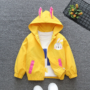 Παιδικά μπουφάν Bunny Print Hooded Coat Παιδικά μπουφάν για κορίτσια Παιδικά χειμωνιάτικα ρούχα για 1 έως 6 ετών αγόρια ρούχα