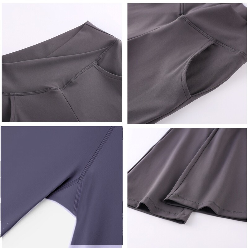 Lapsed, mustad flare-retuusid Tüdrukutele Laia säärega Belle Tantsukella allääred V rist kõrge vöökohaga Jõusaal Sportlik treening, pikad joogapüksid 10-12 a