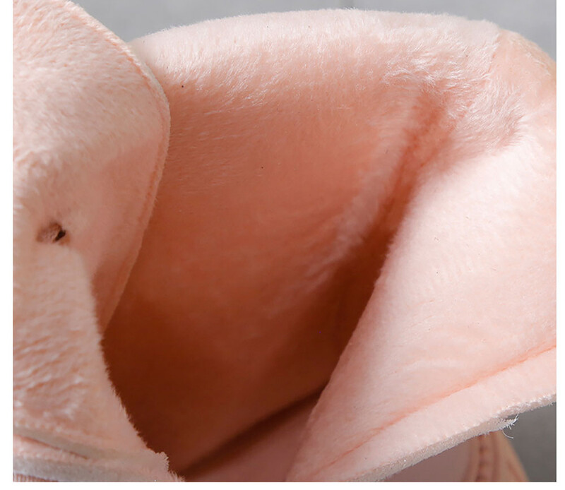 Talvised pikad saapad Tüdrukutele Luksuslikud Pearl Bow Teismeliste Tüdrukute Moodsaapad Kunstkarusnahast Paks Soe Puuvillane Lumesaapad Tüdrukutele