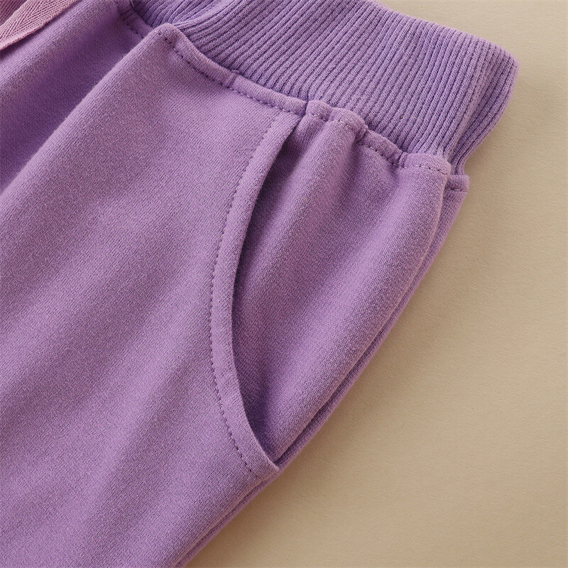 Hüppemeetrid 2-7T Tüdrukute dressipüksid Maasikas Tikand Pingutusnöör Lasteriided Kuum müüa väikelaste püksid püksid