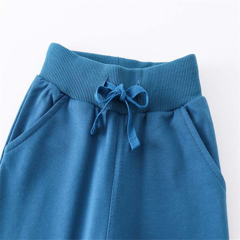 Metri za skakanje 2024 Dječje trenirke s vrpcom za jesen proljeće Obične duge hlače za dječake Djevojčice Modne sportske dječje hlače