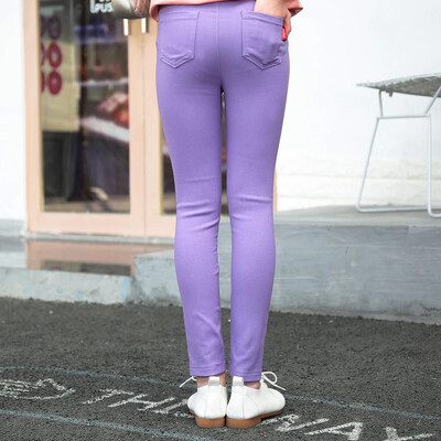 Big Small Girls Skinny Παντελόνι Stretch Παιδιά Ανοιξιάτικο στενό τζιν παντελόνι παντελόνι μολύβι Παιδικό πάτο Παντελόνι 2-12 ετών