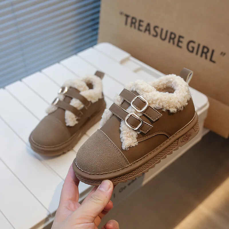 Lapsed Beebi talvejalatsid poisid, tüdrukud, konks aasa, karusnahast saapad, pahkluu 2023, lapsed, soojad libisemiskindlad vabaajajalatsid, metallist lukk 23-36