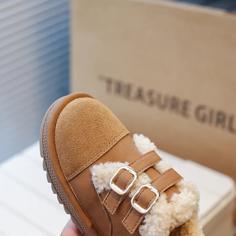 Lapsed Beebi talvejalatsid poisid, tüdrukud, konks aasa, karusnahast saapad, pahkluu 2023, lapsed, soojad libisemiskindlad vabaajajalatsid, metallist lukk 23-36