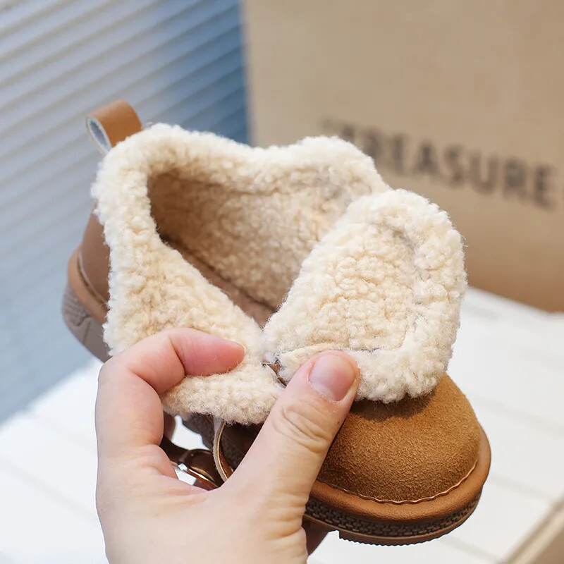 Lapsed Beebi talvejalatsid poisid, tüdrukud, konks aasa, karusnahast saapad, pahkluu 2023, lapsed, soojad libisemiskindlad vabaajajalatsid, metallist lukk 23-36