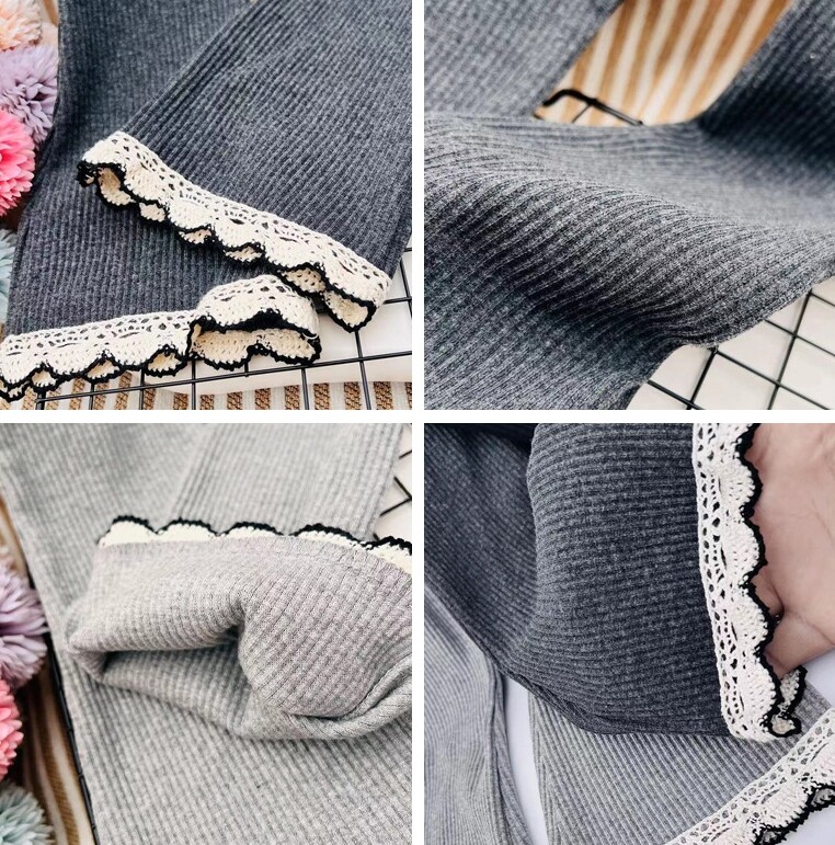 Tüdrukute Püksid Pikad Püksid Puuvill 2024 Hall Kevad Sügis Teismelised Beebi Lapsed Püksid Õues Teismeliste Lasterõivad