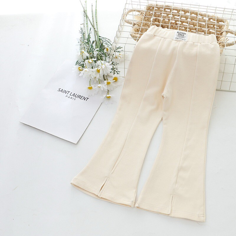 Kvaliteetne puuvill 2024, uus Korea, tüdrukute sääripüksid, laste vabaaja püksid, kevadised õhukesed püksid, tüdrukute sügispüksid 2–8 a.