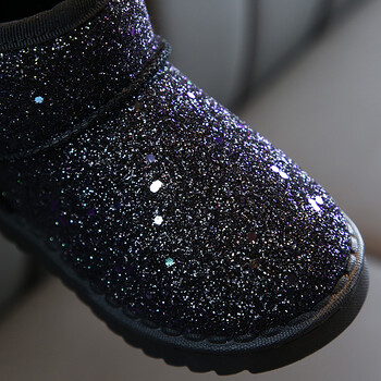 Fashion Bling Snow Boot για κοριτσάκια Χειμερινές μπότες για μεγάλα παιδιά Ζεστό παιδικό αντιολισθητικό παπούτσι 2 3 4 5 6 7 8 9 10 11 12 ετών