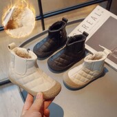 Uued 2024. aasta talvesaapad beebipoistele Tüdrukutele Lumesaapad Soojad plüüsid Lastele Puuvillased Kingad Libisemiskindlad Laste Vabaajajalatsid Imikutele väikelapsele