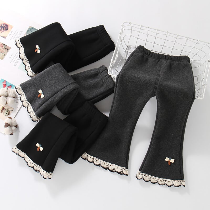 Tüdrukute säärised 2023 Uusimad tüdrukute õhukesed püksid kevad-sügispüksid lastele vabaaja stiilis tüdrukute riided