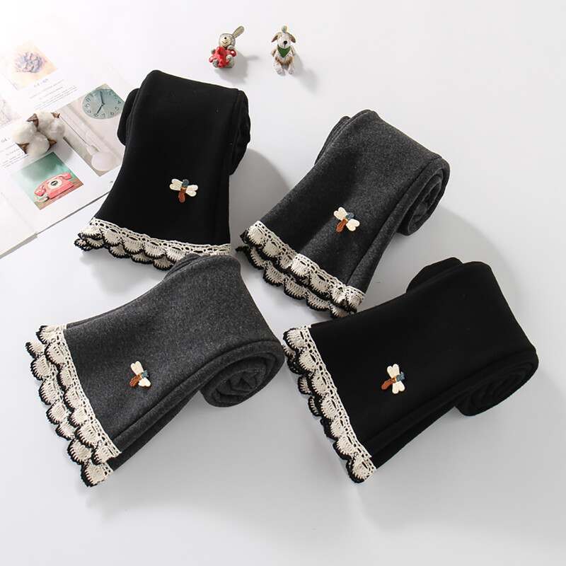 Tüdrukute säärised 2023 Uusimad tüdrukute õhukesed püksid kevad-sügispüksid lastele vabaaja stiilis tüdrukute riided