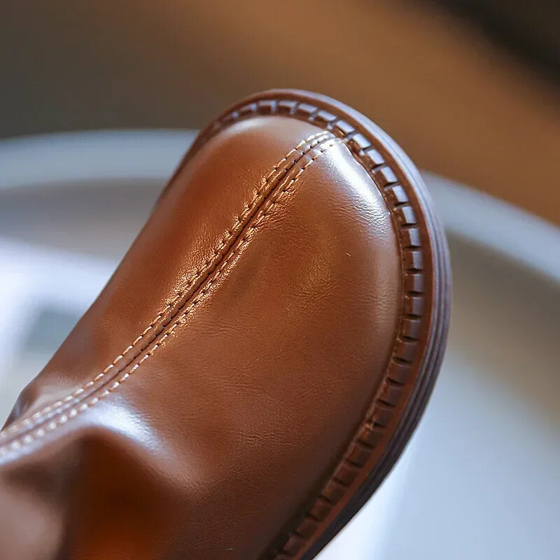 Tüdrukute mood kõrged saapad, uued 2023. aasta sügistalvised lapsed, talvine kummist välistald, libisemisvastane paks, soe tõmblukk Printsessisaapad vabaajajalatsid