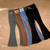 Lastele Tüdrukutele Flare Säärised 2024 Uus Saabumine Laste Slim Fit Püksid Tüdrukud Kevadsuvi puuvillased säärised Hallid mustad püksid