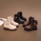 Sügismood Tüdrukute Saapad Kõrged Lastejalatsid Pehme tald, libisemiskindel suurus 27-37