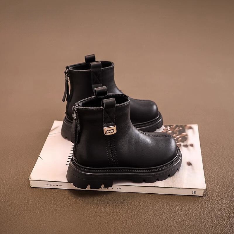 Sügismood Tüdrukute Saapad Kõrged Lastejalatsid Pehme tald, libisemiskindel suurus 27-37