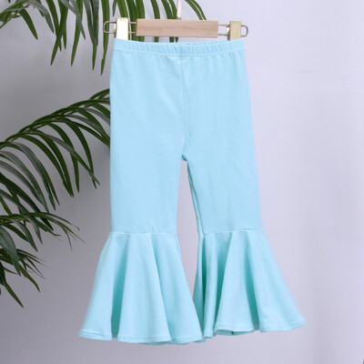 Uued suvised lapsed, tüdrukud, säärtega, laste vabaaja elastsed püksid, ühevärvilised, õhukesed püksid, tüdrukud, püksid B2580