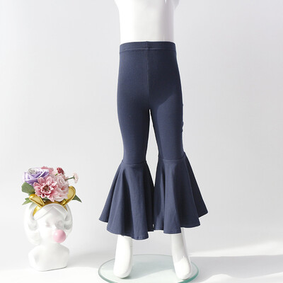 Uued suvised lapsed, tüdrukud, säärtega, laste vabaaja elastsed püksid, ühevärvilised, õhukesed püksid, tüdrukud, püksid B2580