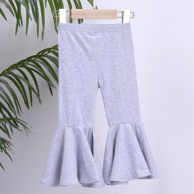 Uued suvised lapsed, tüdrukud, säärtega, laste vabaaja elastsed püksid, ühevärvilised, õhukesed püksid, tüdrukud, püksid B2580