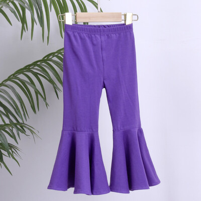 Uued suvised lapsed, tüdrukud, säärtega, laste vabaaja elastsed püksid, ühevärvilised, õhukesed püksid, tüdrukud, püksid B2580