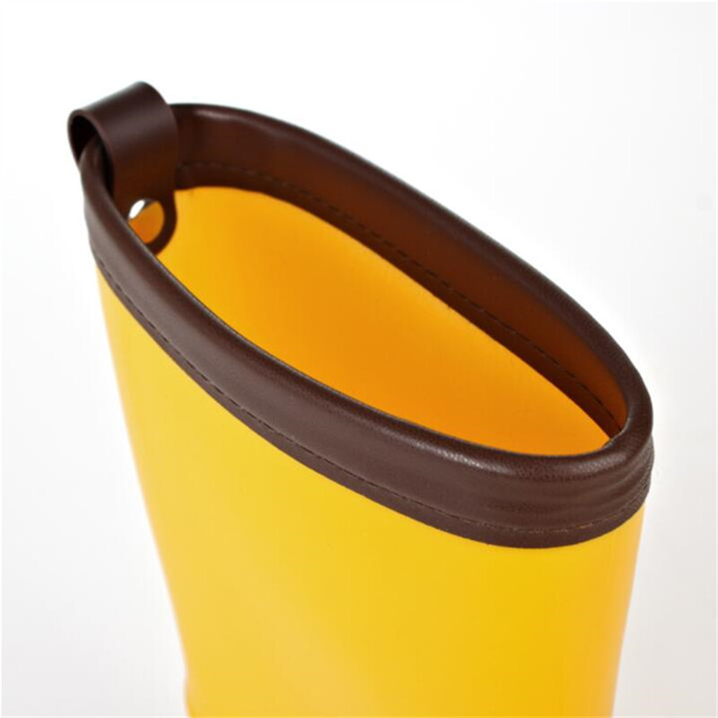 2023 Зимни детски ботуши за дъжд Момчета Момичета Гумени ботуши с розово жълто Деца Прекрасни дъждовни ботуши Водни обувки за деца